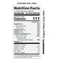 thumbnail image 5 of Pomona Organic Juices Pure Peach Juice, 8.4 Ounce (Pack of 12), 5 of 5