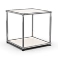 thumbnail image 5 of Cottinch Metal Storage Organizer Open Cube Accent Cabinet Nightstand for Living Room Bedroom,White, 5 of 7