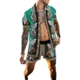 thumbnail image 1 of Conjunto Camisa Casual Para Hombre Conjunto Playa Hawaiana A, 1 of 8
