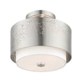 thumbnail image 5 of Livex Lighting - Noria - 2 Light Semi-Flush Mount in Modern Style - 12 Inches, 5 of 7