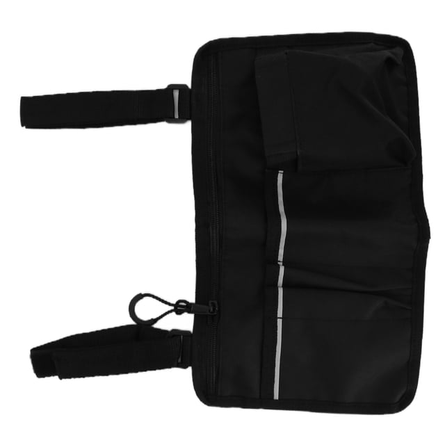 Bolsa lateral para sillas de ruedas, bolsillo lateral para silla de ruedas 600D Bolsa para reposabrazos para silla de ruedas Bolsa de almacenamiento para silla de ruedas Instalación sin esfuerzo