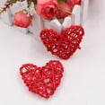 thumbnail image 3 of Zhaomeidaxi Decorative Heart Shape Balls for Bowl Centerpiece, 10PCS Rattan Balls Wicker Balls Decorative Twig Orbs Spheres Bowl Fillers Vase Fillers Home Decor，Multicolor, 3 of 9