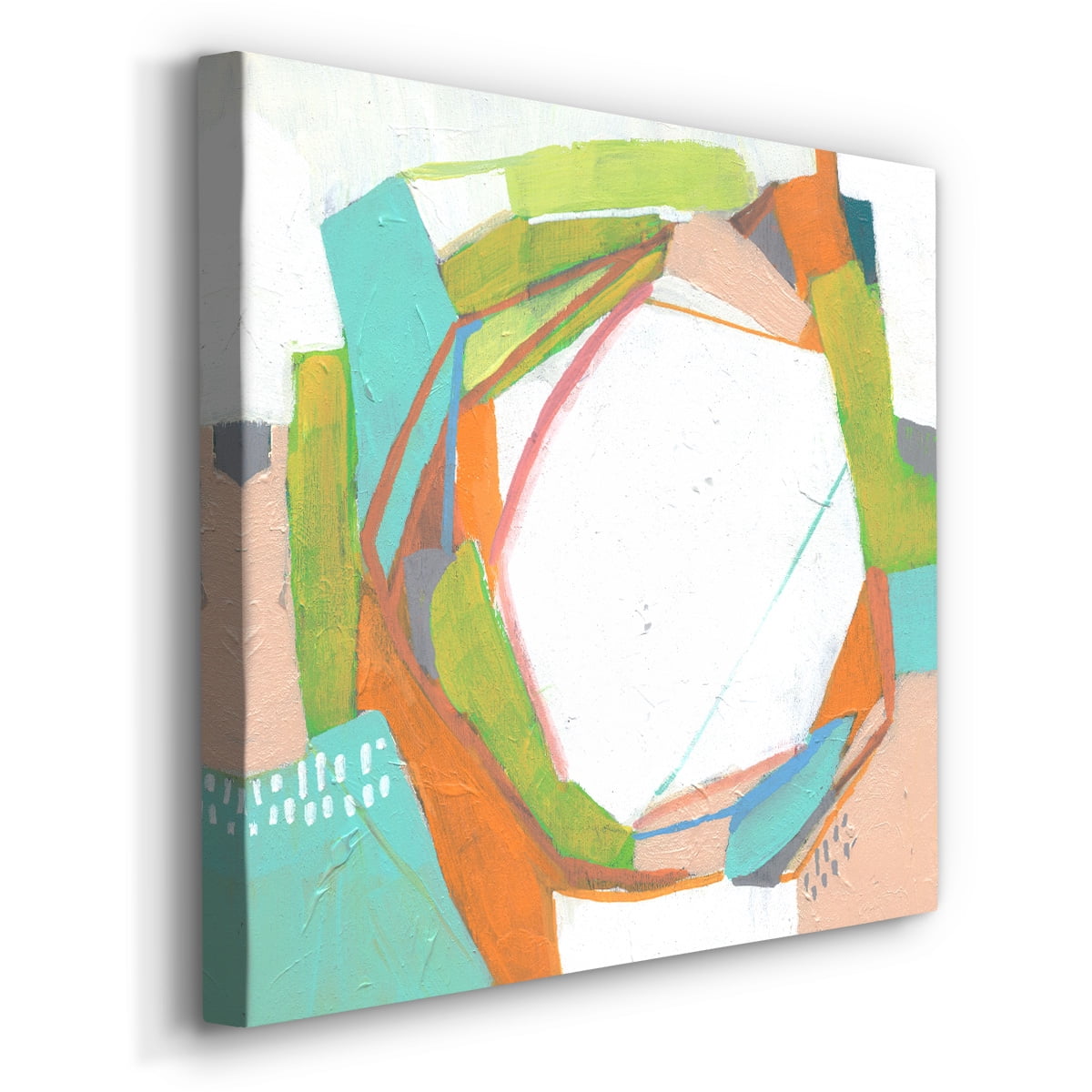 Wexford Home Candy Whorl II-Premium Gallery Wrapped Canvas, 32" x 32" - Ready to Hang