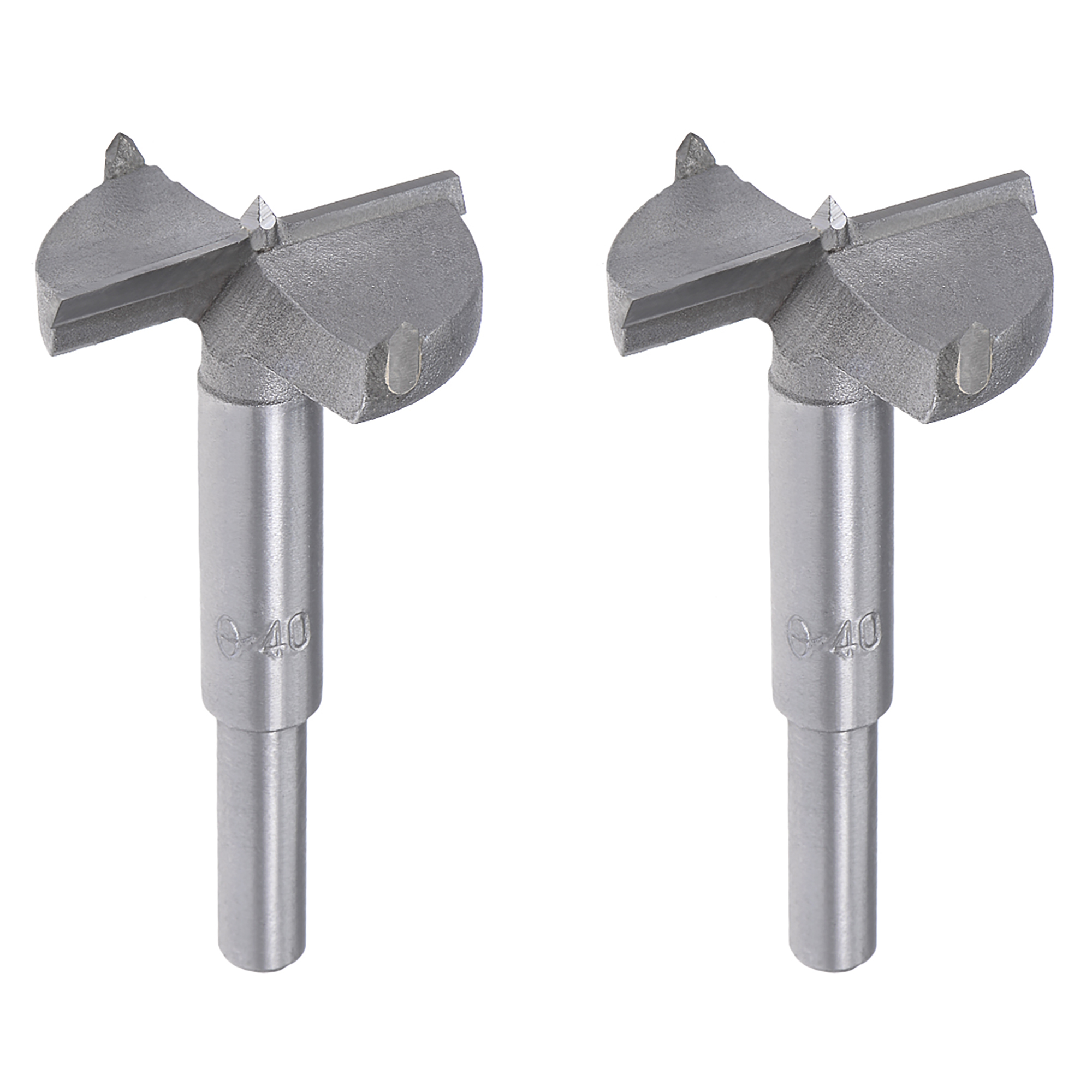 Forstner Wood Boring Drill Bit 40mm Hole Saw Carbide Tip 8.2mm Round