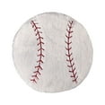 thumbnail image 2 of STARTIST Sports Throw Pillow Pillow Toy, Multipurpose Huggable Decorative Sports Ball Pillow for Valentine, Living Room Travel baseball S, 2 of 8