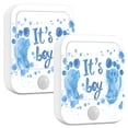 thumbnail image 2 of It's A Boy Night Lights Plug into Wall LED with Auto Light Sensor Warm Light for Kids Hallway Bedroom Living Room Kitchen Bathroom Set of 2, 2 of 7