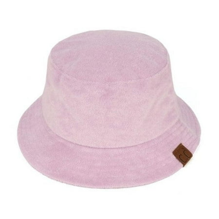 CC Foldable Terry Cloth Bucket Hat