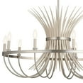 thumbnail image 5 of 52459NI Kichler Lighting Baile - 9 Light Large Chandelier In Homestead Style-21.5 Inches Tall and 37 Inches Wide-Brushed Nickel Finish    -Traditional, 5 of 8