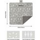 thumbnail image 3 of Cobertura Pique-nique Imperméable 200x200 Cobertura Plage Extérieure XXL Sans Sable Tapis Plage Couverture Camping Couverture D'extérieur étanche Sable Couverture Tapis Pique-nique avec Poigné, 3 of 5