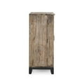 thumbnail image 3 of Pemberly Row Fixed Shelves Transitional Wood Bar Cabinet in Antique Gray, 3 of 10