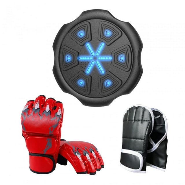 Máquina de boxeo musical con objetivo de pared, máquina de boxeo musical con guantes de boxeo, entrenador de boxeo para práctica de Taekwondo Fitness Estilo G