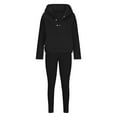 thumbnail image 5 of Qingpeng Sweatsuit Set for Women 3 Piece Oversized Outfits Button Hoodie Tank Top Long Pants Matching Lounge Set, 5 of 6