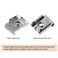 thumbnail image 2 of Kit de Fixation Murale pour Miroir 4 Pcs Clips Sans Cadre Pince de Montage, 2 of 10