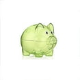 thumbnail image 4 of pitrice PS Money Saving Box Portable Reusable Removable Stopper Replacement Transparent Animal Shape Coin Case Bank Birthday Gift Green L, 4 of 5