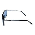 thumbnail image 3 of Timberland BLACK SILVER Men's Rectangle Plastic Smoke Lens Sunglass, 3 of 4
