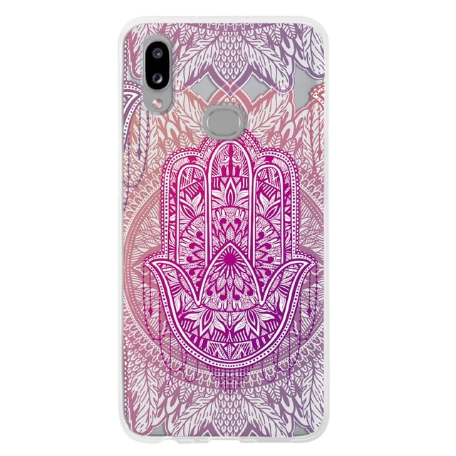 Funda Para Galaxy A10S Mandalas Rosas, Uso Rudo, InstaCase Protector para Galaxy A10S Antigolpes, Case Mandalas Rosas