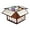 Food Drive - Box Of Food Patch, variant on 12 pieces 2" Custom Activity Scouts Applique Fun Patches - Food Drive - Box Of Food Patch