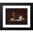 thumbnail image 2 of Henri Fantin-Latour 24x19 Black Modern Framed Museum Art Print Titled - Still Life in Samovar (1866-1872), 2 of 5