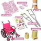 thumbnail image 2 of The New York Doll Collection Doll Wheelchair Set with Accessories for 18 Inch Dolls + Bonus Accessories, 2 of 4