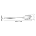 thumbnail image 2 of Uxcell Metal Spoons 4" 410 Stainless Steel Spoon for Home Kitchen Restaurant 6 Pack, 2 of 6