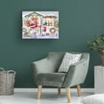 thumbnail image 3 of Canvas Wall Art - ALI INNIS 'Santa on the Steps' Wall Art for Living Room, Bedroom, or Office Décor by Trademark Fine Art - 32 x 24 Inches, 3 of 4