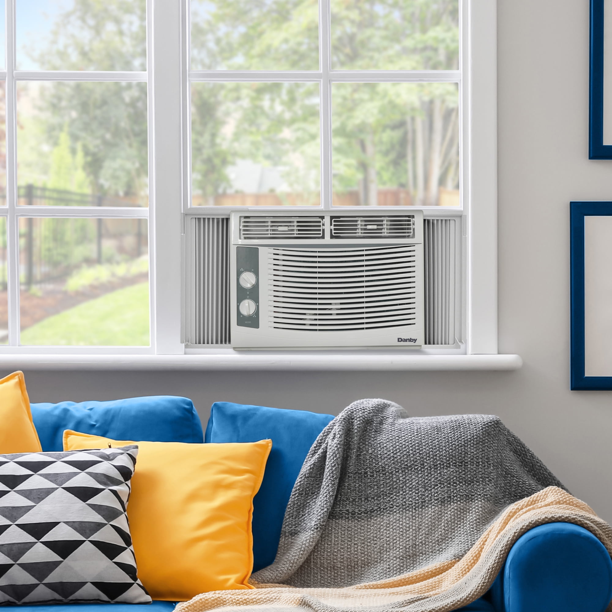 Danby 5,000 BTU Window Air Conditioner for Rooms Up To 150 sq. ft. in White