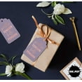 thumbnail image 4 of Inkdotpot Pack Of 100 Good Bye Tension Hello Pension Retirement Favor Paper Tags Craft Real Rose Gold Foil Hang Tags, 4 of 6