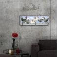 thumbnail image 5 of Epic Art 'Black & White Hens 2' by Janet Pidoux, Acrylic Glass Wall Art, 36"x12", 5 of 8