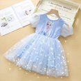 thumbnail image 1 of Ropa de verano para niños, Vestidos bonitos coreanos para niñas pequeñas, disfraz de fiesta de princesa Elsa Anna de Frozen, Vestidos, trajes con pajarita, ropa Tan Jianjun unisex, 1 of 2