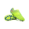 thumbnail image 3 of Ritualay Soccer Cleats for Boys Men Football Cleats Lace Up Soccer Shoes Football Shoes Sneakers Non Slip Training Shoes FG Cleats Green 2Y, 3 of 9