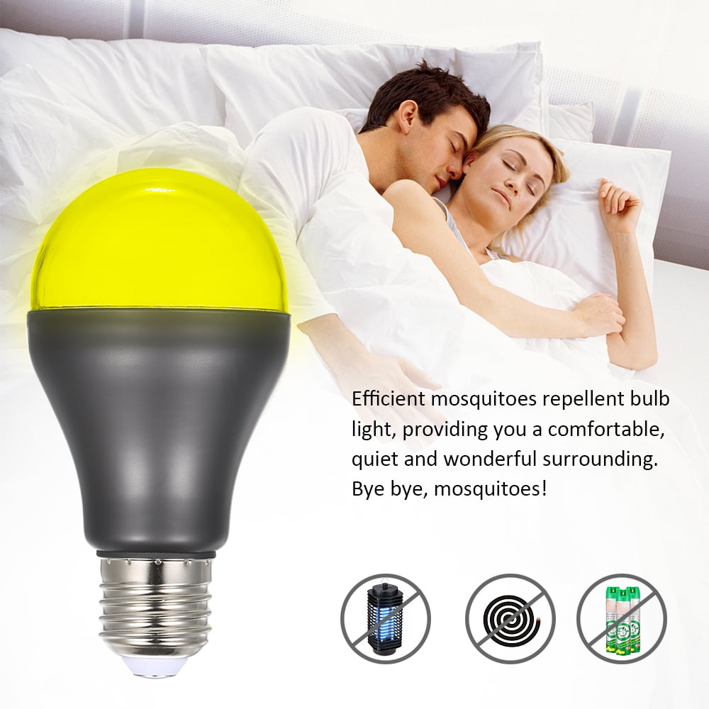 Led Mosquitoes Repellent Bulb Light Lamp E27 Base Socket Ip44 Water Resitance For Living Room Bedroom Dining Hall Park Yard Garden Patio