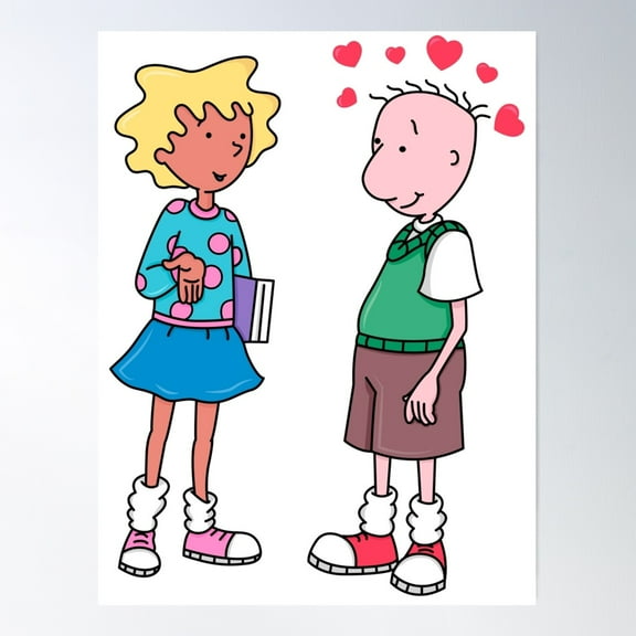 Doug & Patti Poster Wall Art, Modern Wall Decor For Living Room Bedroom, 12x18 UNFRAMED