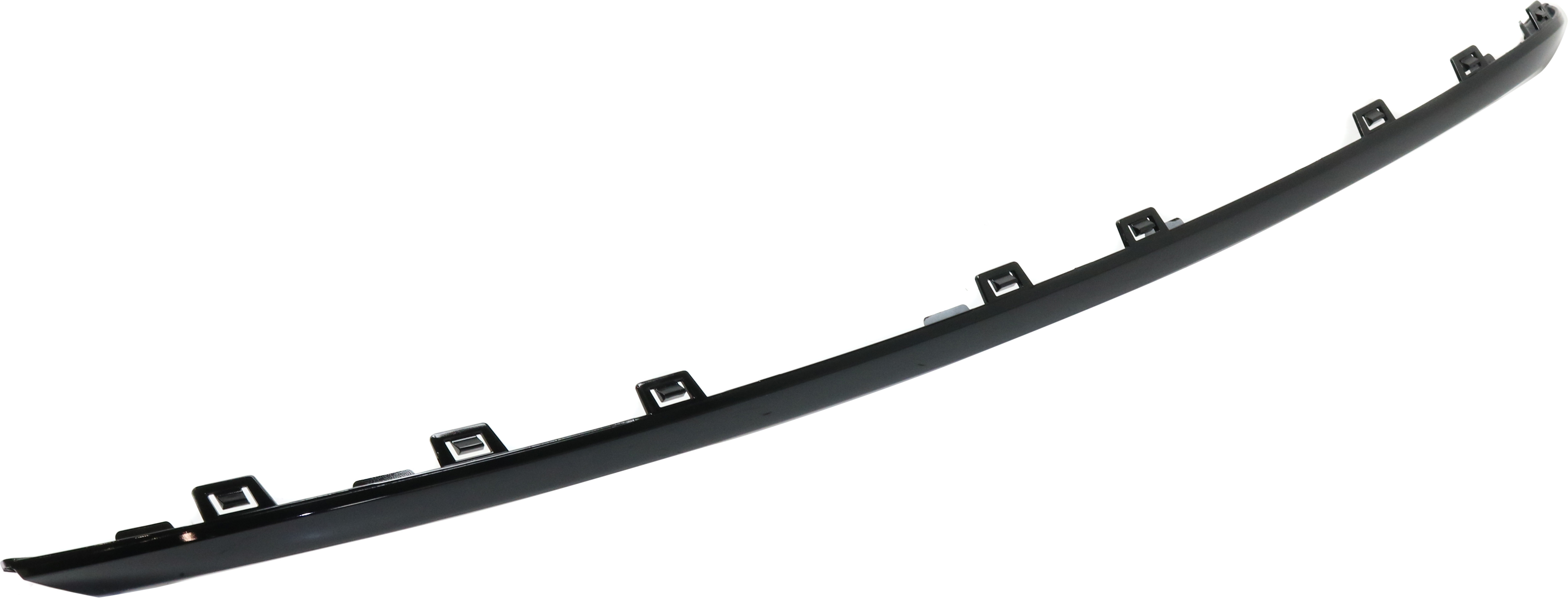 Bumper Trim Compatible With 2015-2017 Chrysler 200 Front, Center Black CAPA Certified