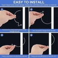 thumbnail image 4 of 30 Pcs Monkey Hooks Super Hooks Stainless Steel Monkey Hooks Picture Hangers Wall Hangers Without Nails Wall Hooks, 4 of 5