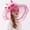 Hot Pink, variant on funny hats for men Women's Fascinator Bridal Tea Party Wedding Hat Sunhat Men Floppy Hat Hats for Women Fashionable Men Beach Hats Women Hat Yikes Hat Brimmed Hiking Hat Beach Hat Visor round