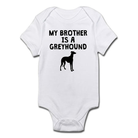

CafePress - My Brother Is A Greyhound Body Suit - Baby Light Bodysuit