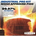thumbnail image 5 of Gerson NIOSH Industrial P100 Respirator Kit Welding, Silica Concrete Dust, Mold (Medium), 5 of 6