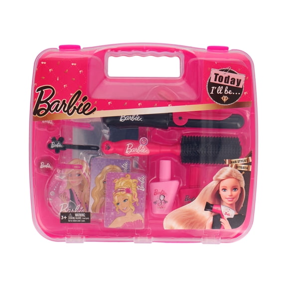Barbie Maquillaje Make Up Corpa Valija con cepillo y espejo + 8 accesorios H125A 6 a 12 años