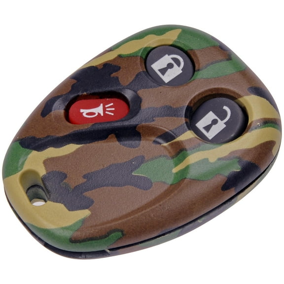 Dorman 13618GNC Keyless Entry Transmitter Cover for Specific Models, Green Woodland Camouflage Fits select: 2003-2007 CHEVROLET SILVERADO, 2003-2006 CHEVROLET TAHOE