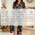 thumbnail image 3 of Vetsdori Womens Christmas Pajamas Sets Button up Pockets Sleepwear 2 Pieces PJS Long Sleeve with Pants Collared,Gifts Pj Sets Homewear for Ladies Winter, 3 of 6