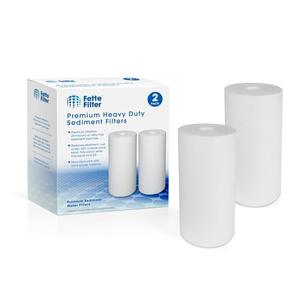 Fette Filter - Heavy Duty Sediment Filter Cartridge Compatible with DGD-5005. Pack of 2