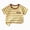 L101-Coffee, variant on Toddler Summer Boys Girls T-Shirts Stripe Happy Baby Cat Print Cotton Unisex Top(L101-Black,3-4 Y)
