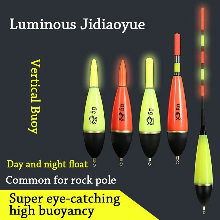 ChengR Luminous Electronic LED Light Buoy Strike Fishing Lure Floats Bobbers Indicator Light Stick Floats 1pc-gravity Sensor