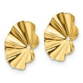 thumbnail image 2 of 14K Yellow Gold Earring Stamping Women'S 7 mm Polished Fancy Jackets, 2 of 3
