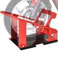 thumbnail image 1 of HOMCOM Cale de Roue de Moto, Capacité de 990 lbs avec 12 Trous Réglables, 1 of 10