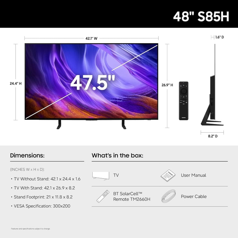 Samsung QN48S85HAEXZA 48