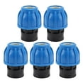 thumbnail image 3 of 5PCS Plumbing Fittings Water Pipe Quick Connector Coupling Kit With Female Thread, PE Plastic For PPR, PE, PVC Pipes, High Performance, Pressure, 3 of 8