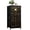 Color 1, variant on Dresser for Bedroom with 4 Storage Drawers Steampunk Gear Mechanism Doors Intricate Brass Cogs Dressers Chest of Drawers Steel Framed Fabric Closet Organizers for Dorm Entryway