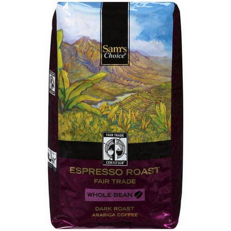 Sam's Choice Espresso Roast Whole Bean Coffee, Dark Roast, 12 oz