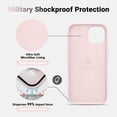 thumbnail image 4 of Compatible with iPhone 15 Case, Full Body Food-Grade Silicone Wear-Resistant, Anti-Drop Protection with Soft Anti-Scratch Microfiber Lining Phone Case for iPhone 15, 6.1 inch, Chalk Pink, 4 of 13